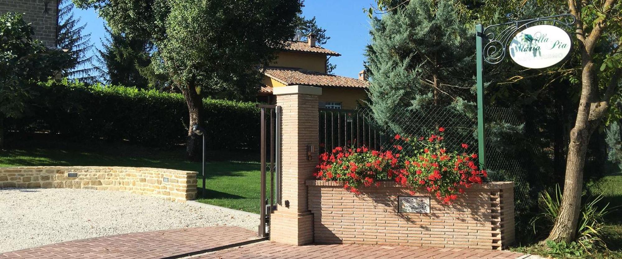 Agriturismo Villa Maria Pia Gubbio Kültér fotó
